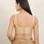 Women's mulbury silk padded back open sleeveless saree blouse
