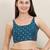 Women's brocade padded back open sleeveless saree blouse