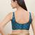 Women's brocade padded back open sleeveless saree blouse