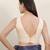 Women's brocade padded back open sleeveless saree blouse