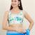 Women's shifli padded back open sleeveless saree blouse