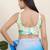 Women's shifli padded back open sleeveless saree blouse