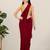 Women's tissue padded back open sleeveless saree blouse