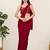 Women's tissue padded back open sleeveless saree blouse