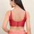 Women's tissue padded back open sleeveless saree blouse