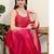 Women's tissue padded back open sleeveless saree blouse