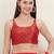 Women's tissue padded back open sleeveless saree blouse