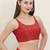 Women's tissue padded back open sleeveless saree blouse