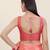 Women's tissue padded back open sleeveless saree blouse