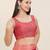 Women's tissue padded back open sleeveless saree blouse