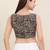 Women's cotton padded front open sleeveless saree blouse