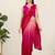 Women's cotton padded front open sleeveless saree blouse