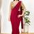 Women's silk padded back open elbow sleeves saree blouse