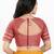 Women's brocade padded front open elbow sleeves saree blouse