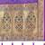 women's purple patola silk blend saree with geometric pattern