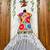 white Muslin cotton digital print lehenga with dupatta mirror work navratri special chaniya choli