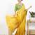 Women's brocade padded back open elbow sleeves saree blouse