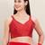 Women's mulbury silk padded back open sleeveless saree blouse