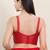 Women's mulbury silk padded back open sleeveless saree blouse