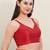 Women's mulbury silk padded back open sleeveless saree blouse
