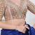 Women's shifli padded back open elbow sleeves saree blouse