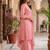 Prach printed cotton blend stitched floral print salwar kurta dupatta for women