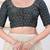 Women's tissue padded front open elbow sleeves saree blouse