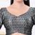 Women's tissue padded back open elbow sleeves saree blouse