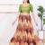 Women's tissue padded back open elbow sleeves saree blouse