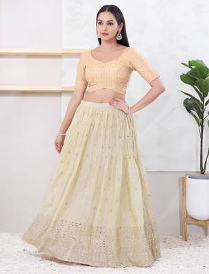 Women's tissue padded back open elbow sleeves saree blouse 5