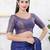 Women's tissue padded back open elbow sleeves saree blouse