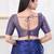 Women's tissue padded back open elbow sleeves saree blouse