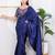 Women's tissue padded back open elbow sleeves saree blouse