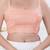 Women's shifli padded back open sleeveless saree blouse