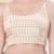 Women's shifli padded back open sleeveless saree blouse