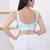 Women's shifli padded back open sleeveless saree blouse