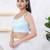 Women's shifli padded back open sleeveless saree blouse