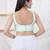 Women's shifli padded back open sleeveless saree blouse
