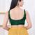 Women's gajii silk padded back open sleeveless saree blouse