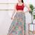 Women's gajii silk padded back open sleeveless saree blouse
