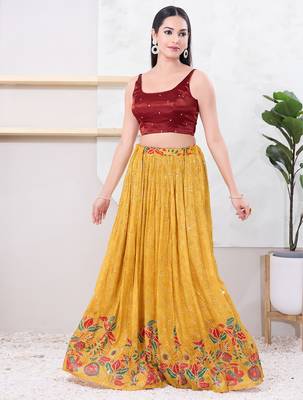 Women's gajii silk padded back open sleeveless saree blouse 5