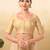 Women's taffeta silk padded front open elbow sleeves saree blouse