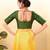 Women's taffeta silk padded front open elbow sleeves saree blouse