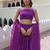 Alluring Purple Laheriya Printed Wedding Wear Lehenga Choli With Dupatta