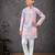 Multy colour indo-western set with embroidery, digital print & fancy buttons