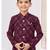 Purple heavy indo-western sherwani dhoti set with all-over computer embroidery