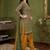 Green printed cotton blend stitched ethnic motifs print salwar kurta dupatta for women