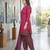 Pink printed cotton blend stitched floral print salwar kurta dupatta for women