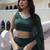 Regal Bottle Green Laheriya Printed Georgette Mehendi Wear Lehenga Choli