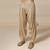 Gota embellished pure cotton silk mens cream color kurta set